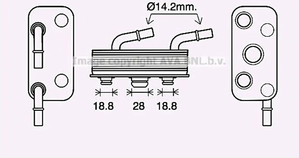Refroidisseur d'huile pour entretien moteur Série 3 E46 et X3 E83
