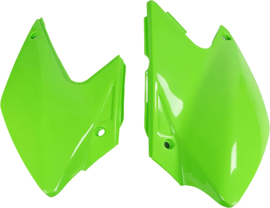 Couvercle Latéral UFO pour Kawasaki Vert - Idéal Rénovation Cross Enduro