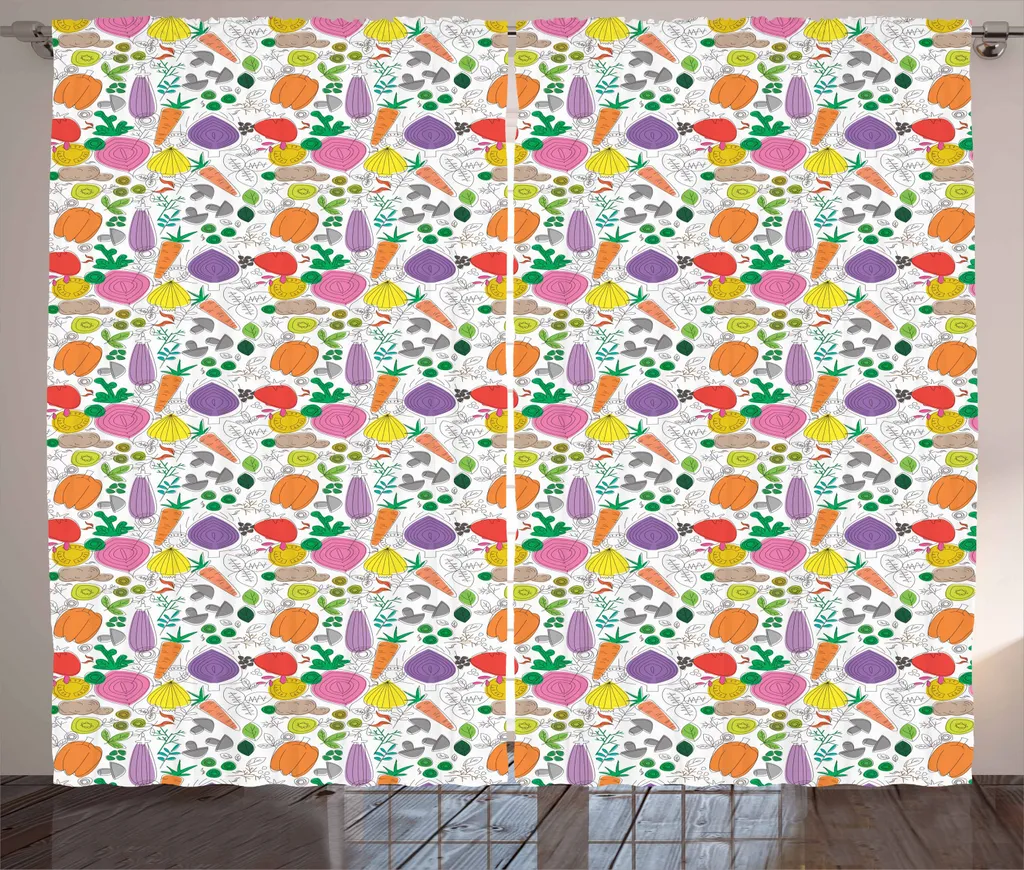 Tenda Design Infantile ABAKUHAUS Rustica Vegetale 280x225cm Ganci