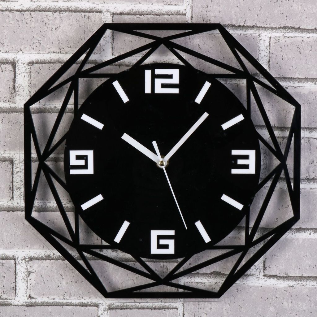 Nordic Wanduhr Wohnzimmer moderne minimalistische Acryluhr Europäische leichte Luxusdekoration kreative Uhr