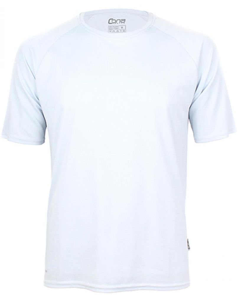 CONA SPORTS CS01 | Herren Sport T-Shirt Rainbow + - - Farbe: Ice Grey - Größe: 3XL