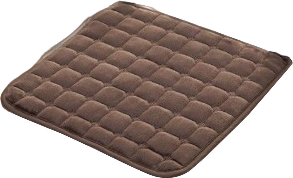 Stuhlsitzmatte, bequemes quadratisches Sitzpolster aus Plüsch, rutschfestes Sofastuhlkissen für das Home Office im Freien