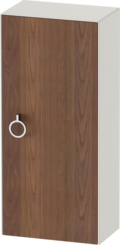 Duravit White Tulip Halbhochschrank, Breite 400 x Tiefe 240mm, eine Tür Anschlag rechts mit Griff, WT1323R7739