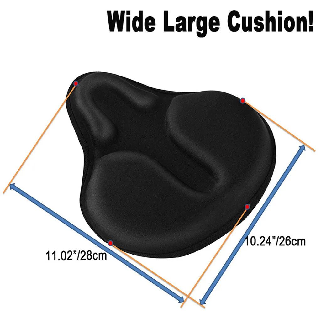 28x 25cm Sattelbezug Gel Fahrrad für Herren und Produktbild 3