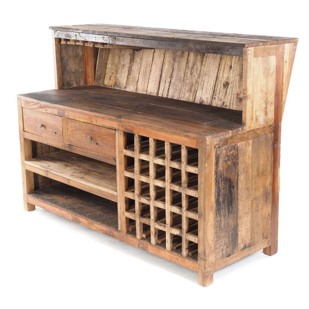 xtradefactory-gmbh Barschrank, natur-vintage, Farbcode 01, Produktbild 