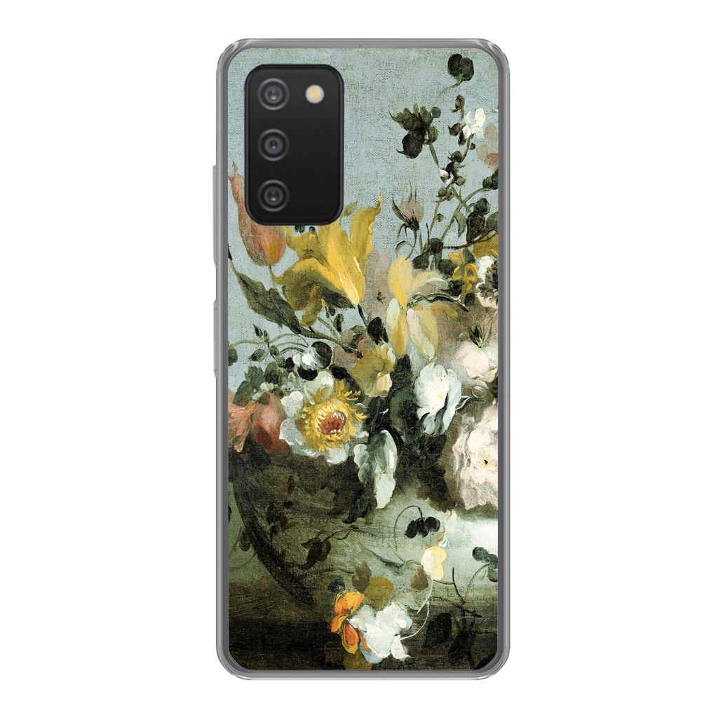 MuchoWow Handyhülle Schutzhülle Hülle für Samsung Galaxy A53 5G Blumen - Alte Meister - Barock Silikon Softcase Handy Hülle - Schutzabdeckung