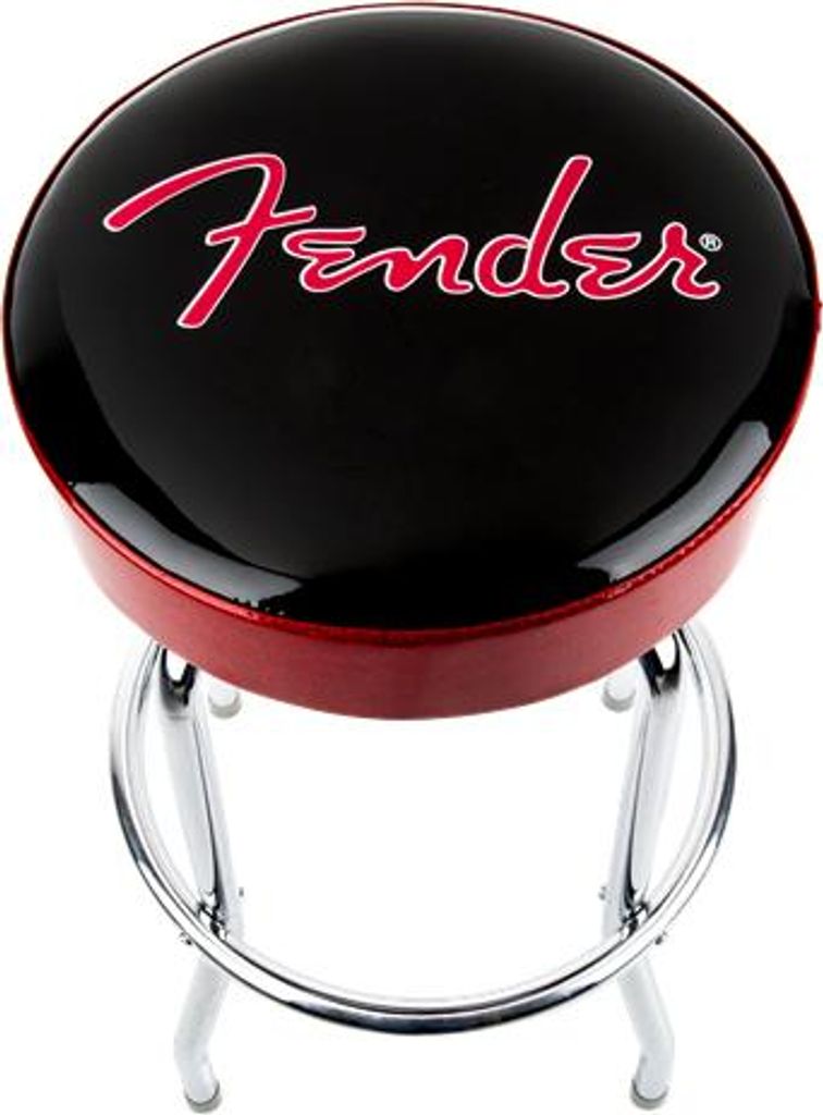 Fender Barstool Red Sparkle Logo