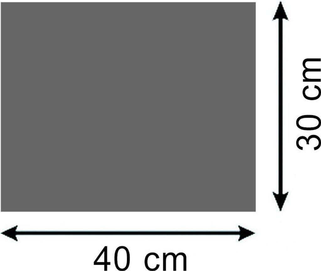 Vorlegeplatten aus Metall mit einer Stärke von 1,5 mm