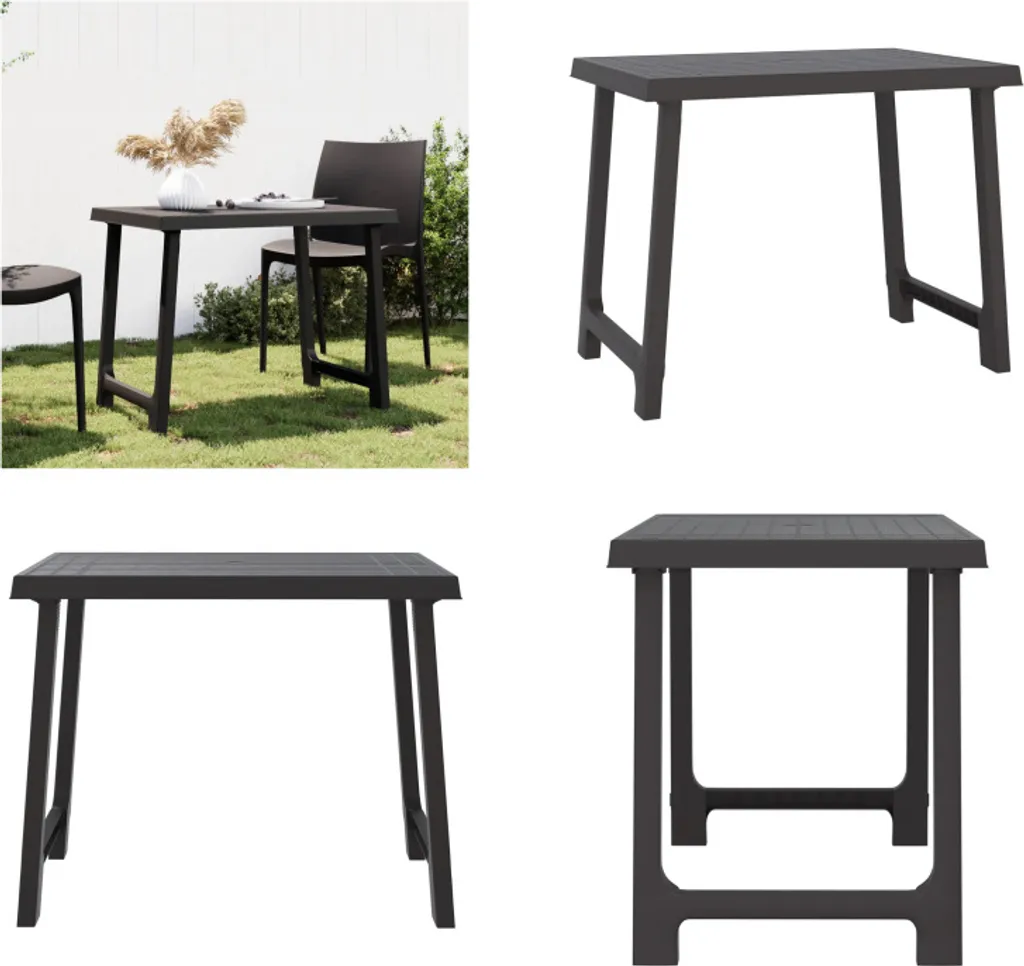 Table de camping facile à nettoyer vidaXL 79x56x64 cm robuste et légère