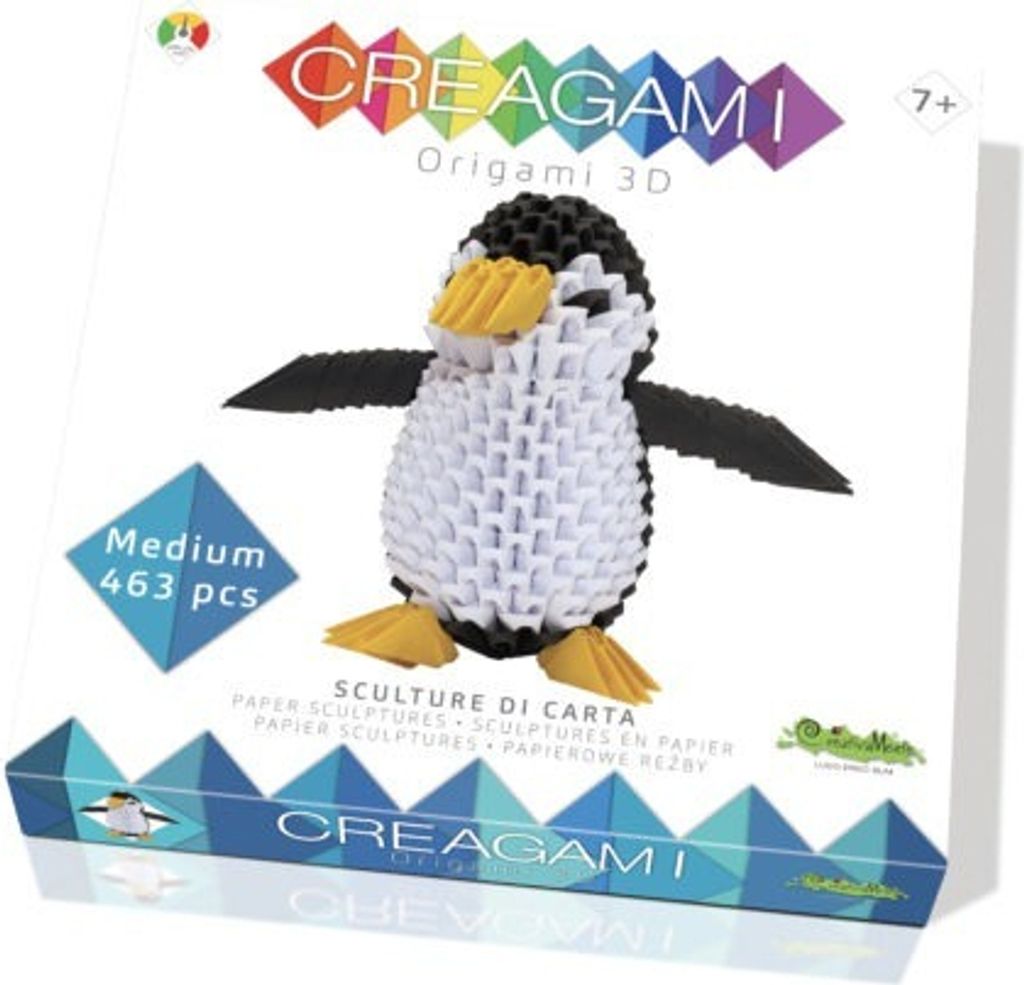 Creagami Pinguin 3D Origami für Kinder