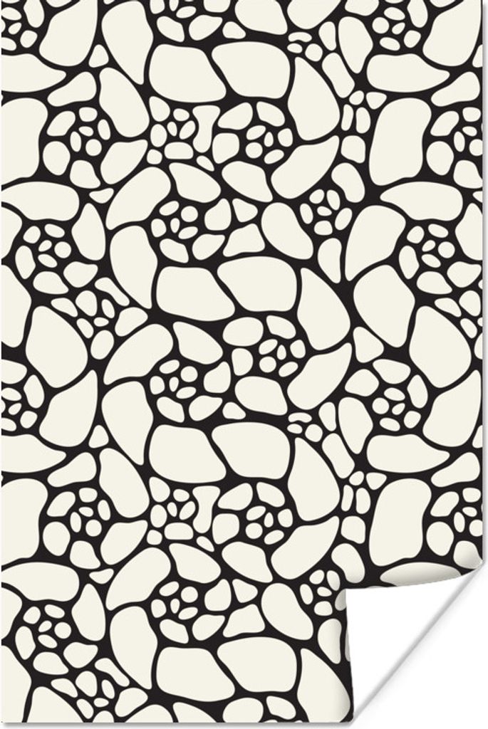 MuchoWow Poster Natur - Muster - Blumen - Blätter 20x30 cm - Papierdruck