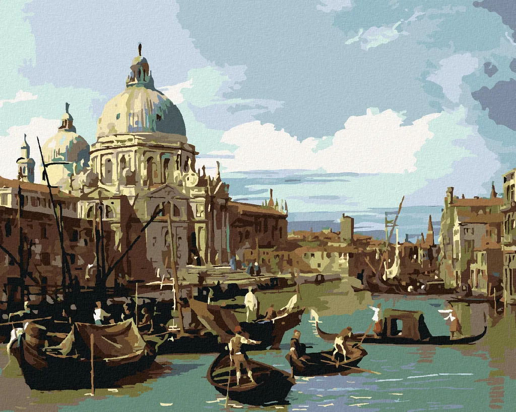 Quadro 5D Diamond Painting Venezia Canaletto 40x50 Zuty Decorazione Casa