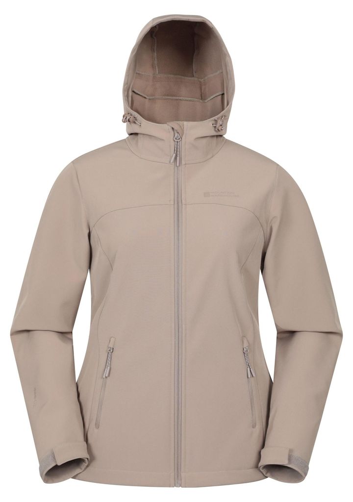 Mountain Warehouse - "Exodus" Softshelljacke für Damen MW3308 (34 DE) (Dunkelbeige)