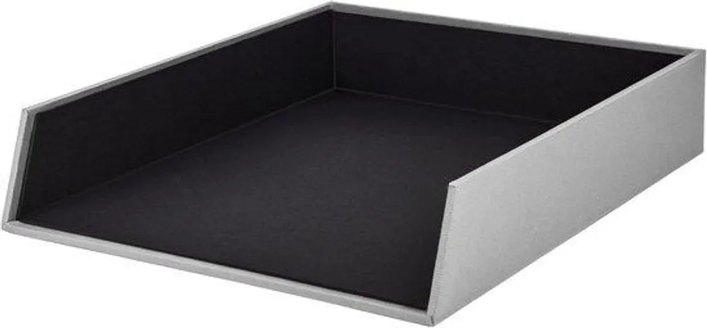 Fini le bureau encombré avec la corbeille A4 empilable Stone 1 pièce