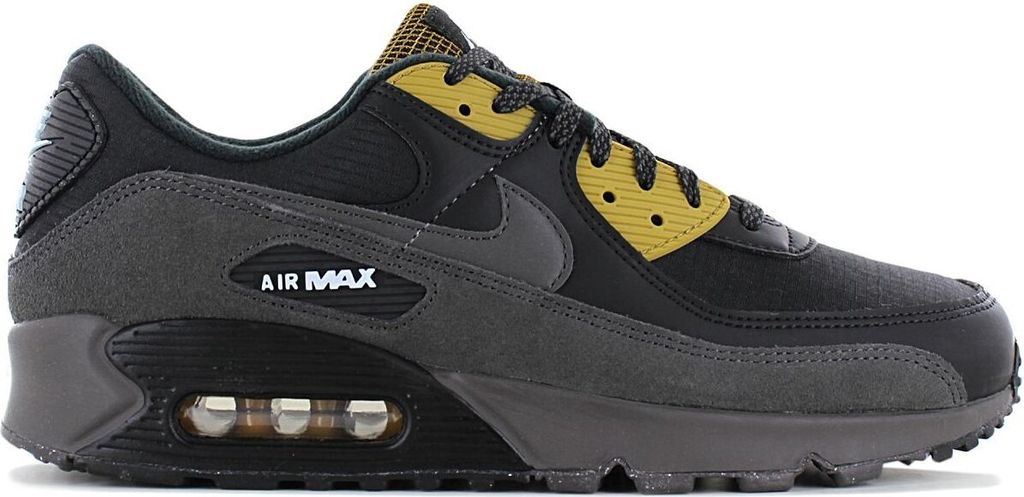 Nike Air Max 90 - Herren Sneakers Schuhe Schwarz FB9657-001 , Größe: EU 44.5 US 10.5