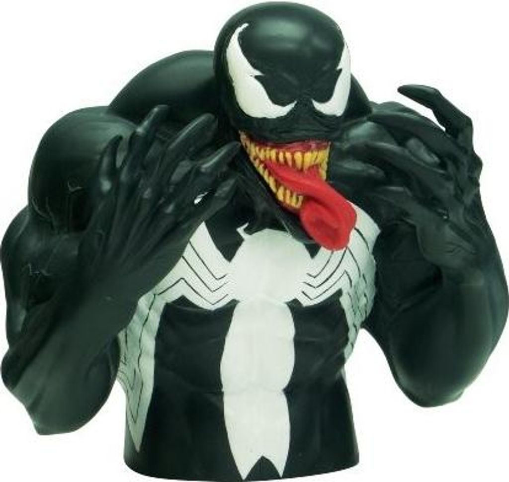 MONOGRAM MARVEL COMICS VENOM BUST COIN BANK SALVADANIO NEU! Monogram