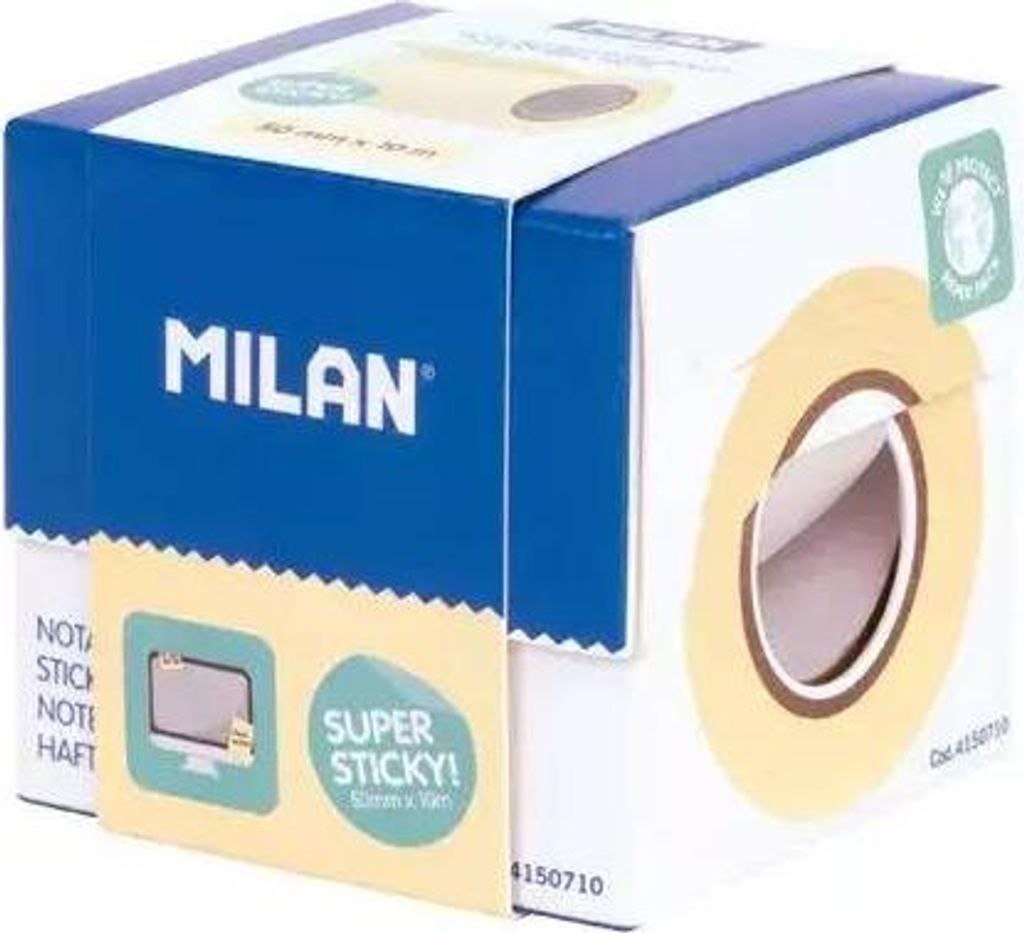 Karteczki samoprzylepne na rolce żółte MILAN