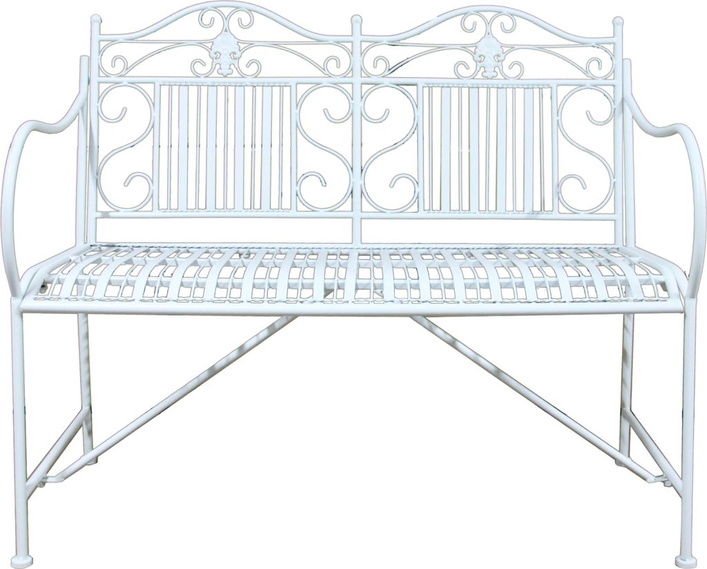 Celia Metall Gartenbank 2-Sitzer 106x91x57 cm Produktbild 