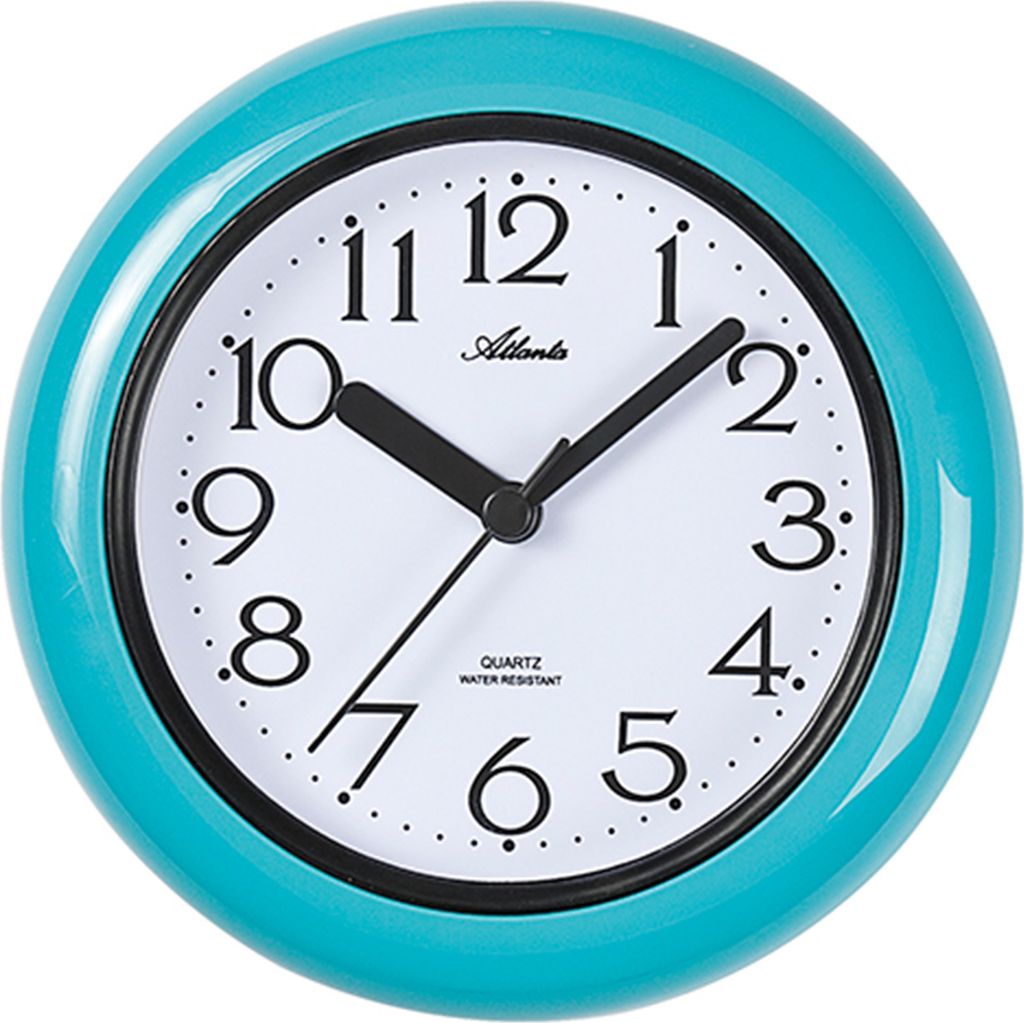 Atlanta 454/6 Wanduhr Tischuhr Baduhr Badezimmeruhr Quarz Produktbild 