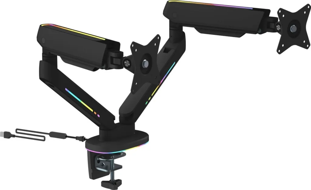 Support d'écran Gaming pour setup PC ergonomique et gain de place