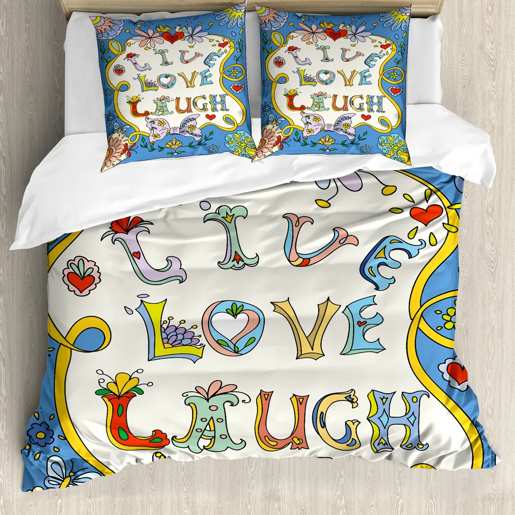 Set Copripiumino ABAKUHAUS: Comfort Floreale 155x220 e Benessere