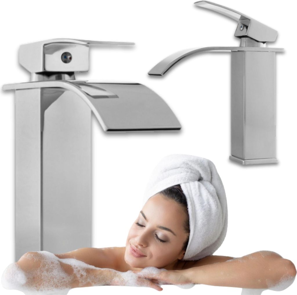 Silla | Wasserhahn Bad - Waschtischarmatur - Chrom - 18,5 cm Höhe - Badarmatur