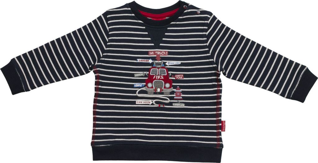 Salt & Pepper - Jungen - Baby Sweatshirt Gr. 74 Fire Chief