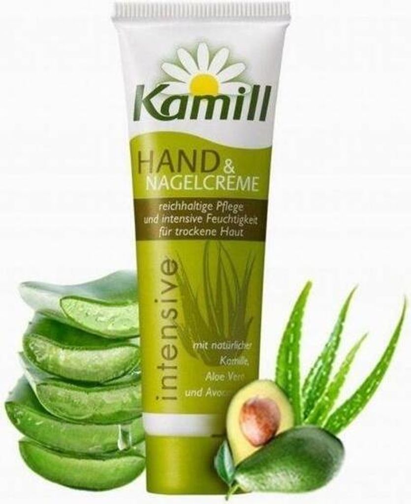 KAMILL Hand- und Nagelcreme, intensiv feuchtigkeitsspendende Handcreme, 30 ml