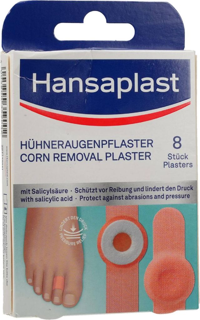 Hansapl.Hühneraug.-Pflast.Strips 8S Produktbild 
