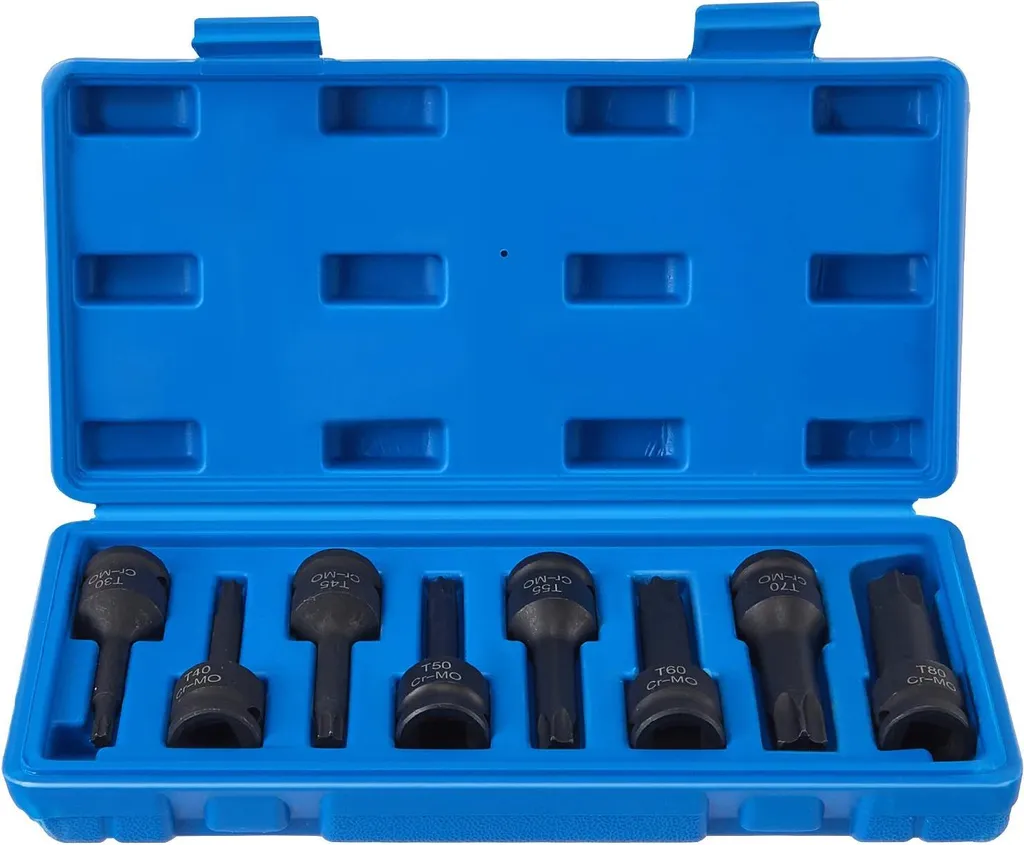 Coffret de douilles Torx pour réparation automobile - Outillage robuste