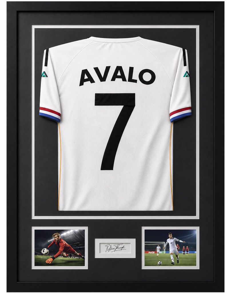 Avalo Wissellijst Aluminium - Inlijsten Voetbal Shirt - 3D Productafbeelding 