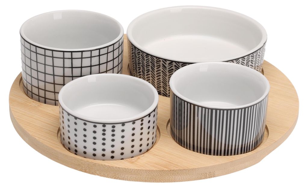EXCELLENT HOUSEWARE Snackschalen Snackschüssel für Snacks