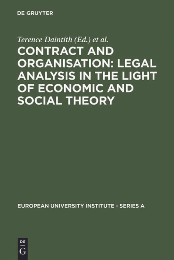 Contract and Organisation