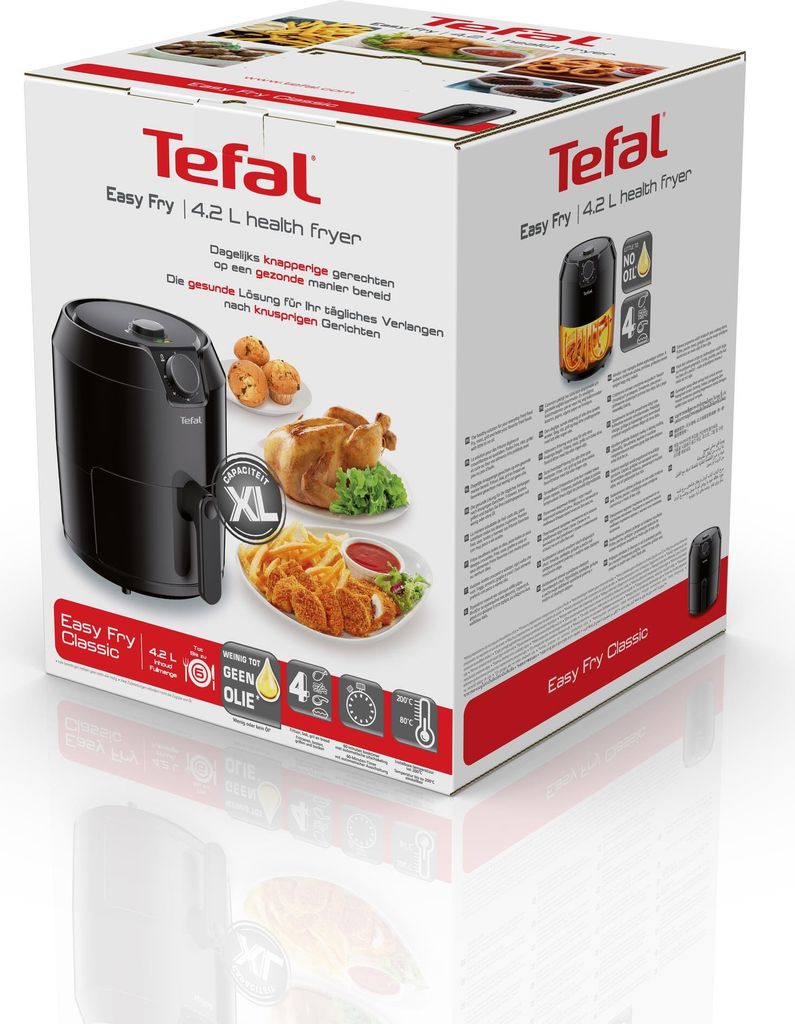 Teplovzdušná fritéza Tefal EY2018 Black 1500 W Obrázok produktu 16