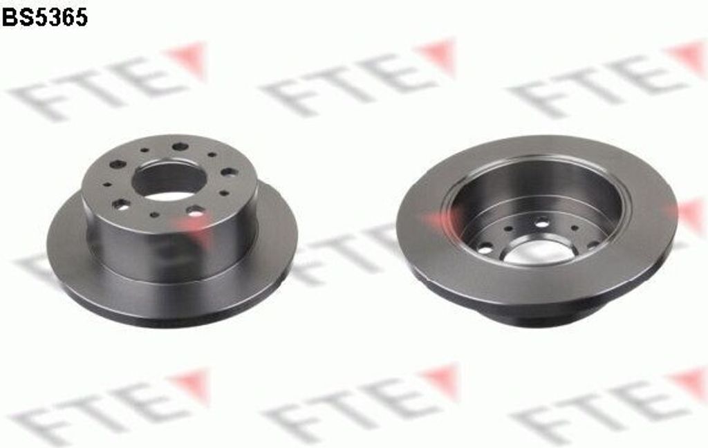 2x FTE Bremsscheibe 9071378 hinten für OPEL Movano C Produktbild 