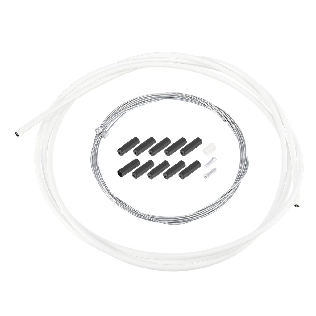 Fahrrad Schaltzughülle Schaltzug Schlauch Kit 2m Ersatz Weiß