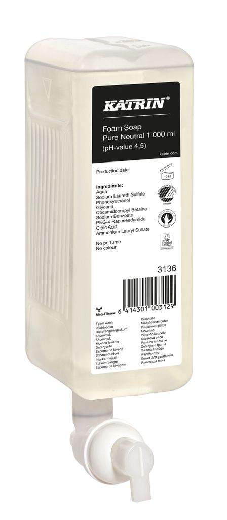 6x KATRIN 3136 savon mousse 1,0 l Image du produit 