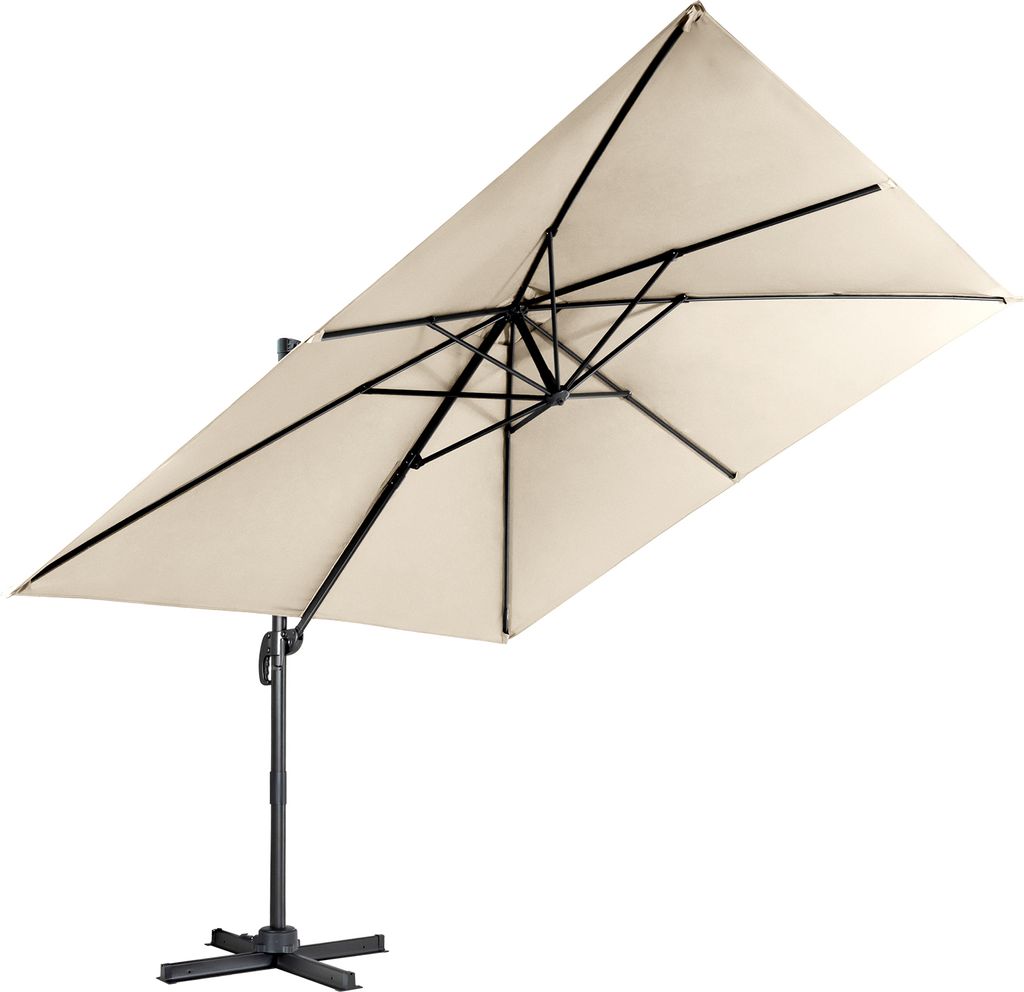 COSTWAY Sonnenschirm Ø300cm Ampelschirm, Terrassenschirm Produktbild