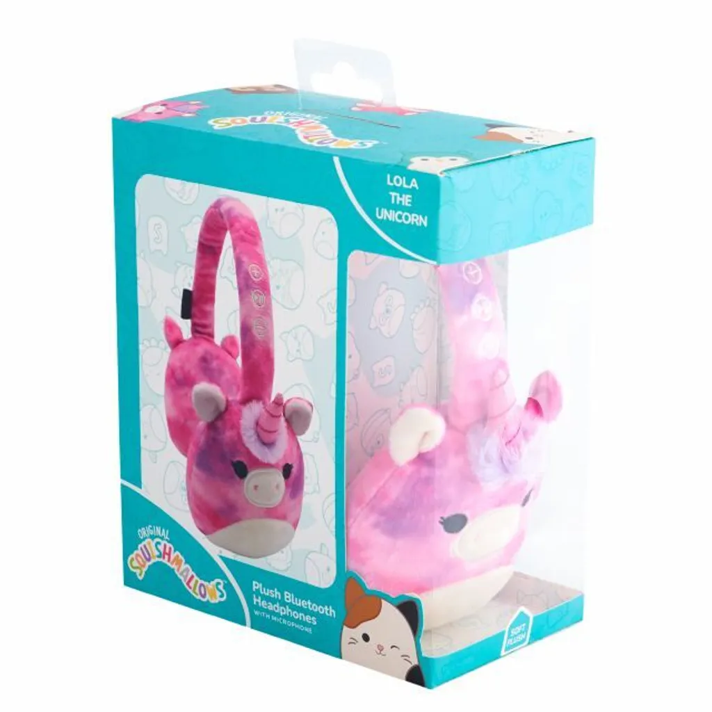 Squishmallows Plush Bluetooth Ausinės Lola 608074 - Casque Audio Enfant