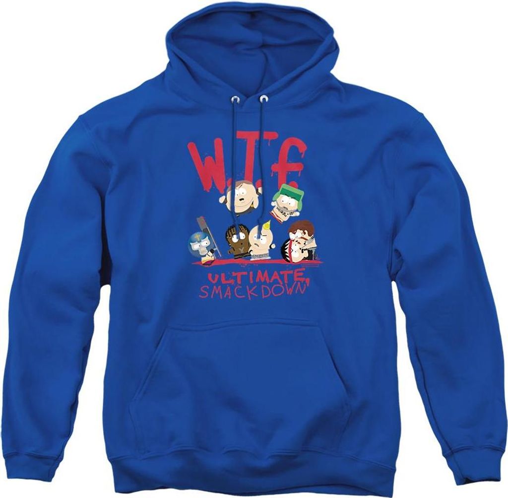 South Park - "WTF Ultimate Smackdown" Kapuzenpullover für Herren/Damen Uni TV23748 (XL) (Königsblau)