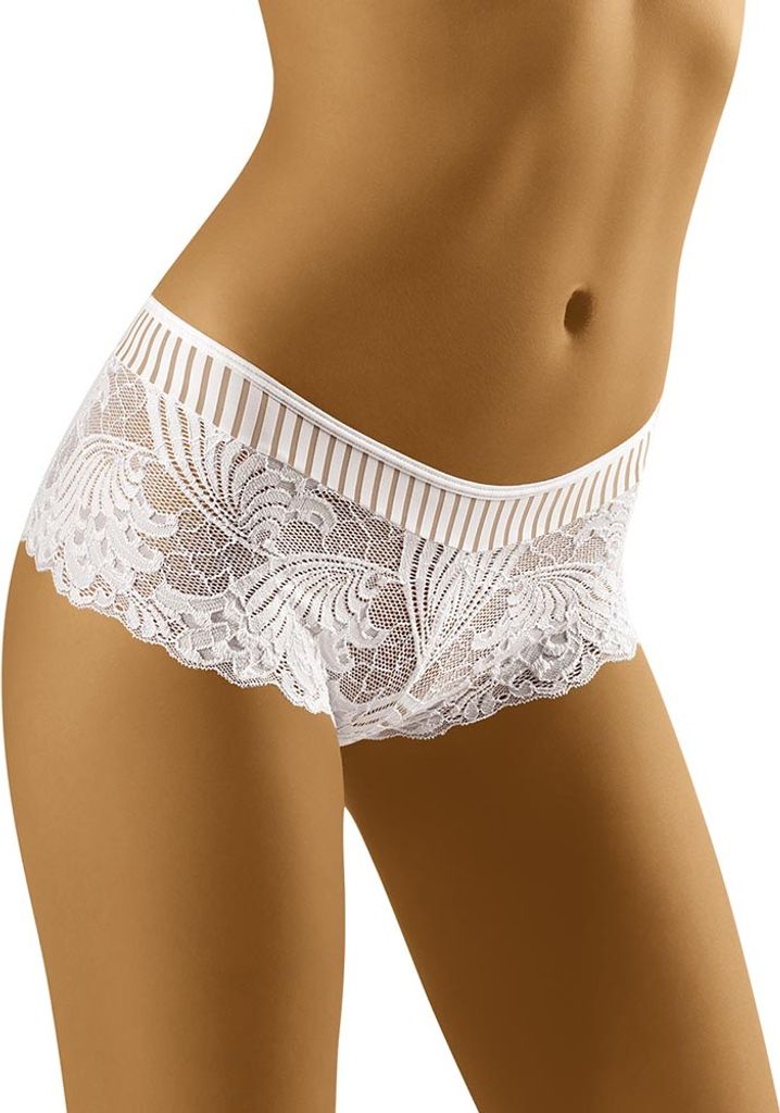 Wolbar Elegante Damen Shorts Aus Spitze WB04, weiß, M