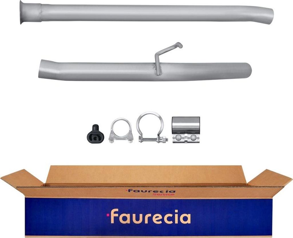 Abgasrohr Mitte FAURECIA IAM-Expertise passend für u.a. RENAULT KANGOO