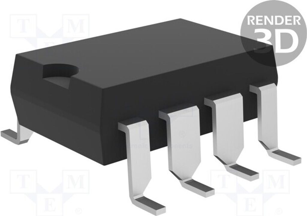 1x Optokoppler Kanäle: 2 SMD 3,75kV CTR@If: 33-1000%@1mA 1A LDA213S Optokoppler,