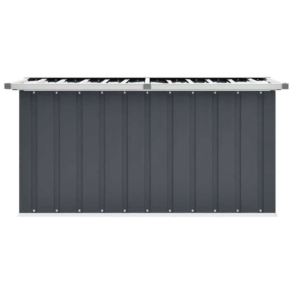 Fini le désordre ! Coffre de jardin gris 129 cm pour un rangement net - 4