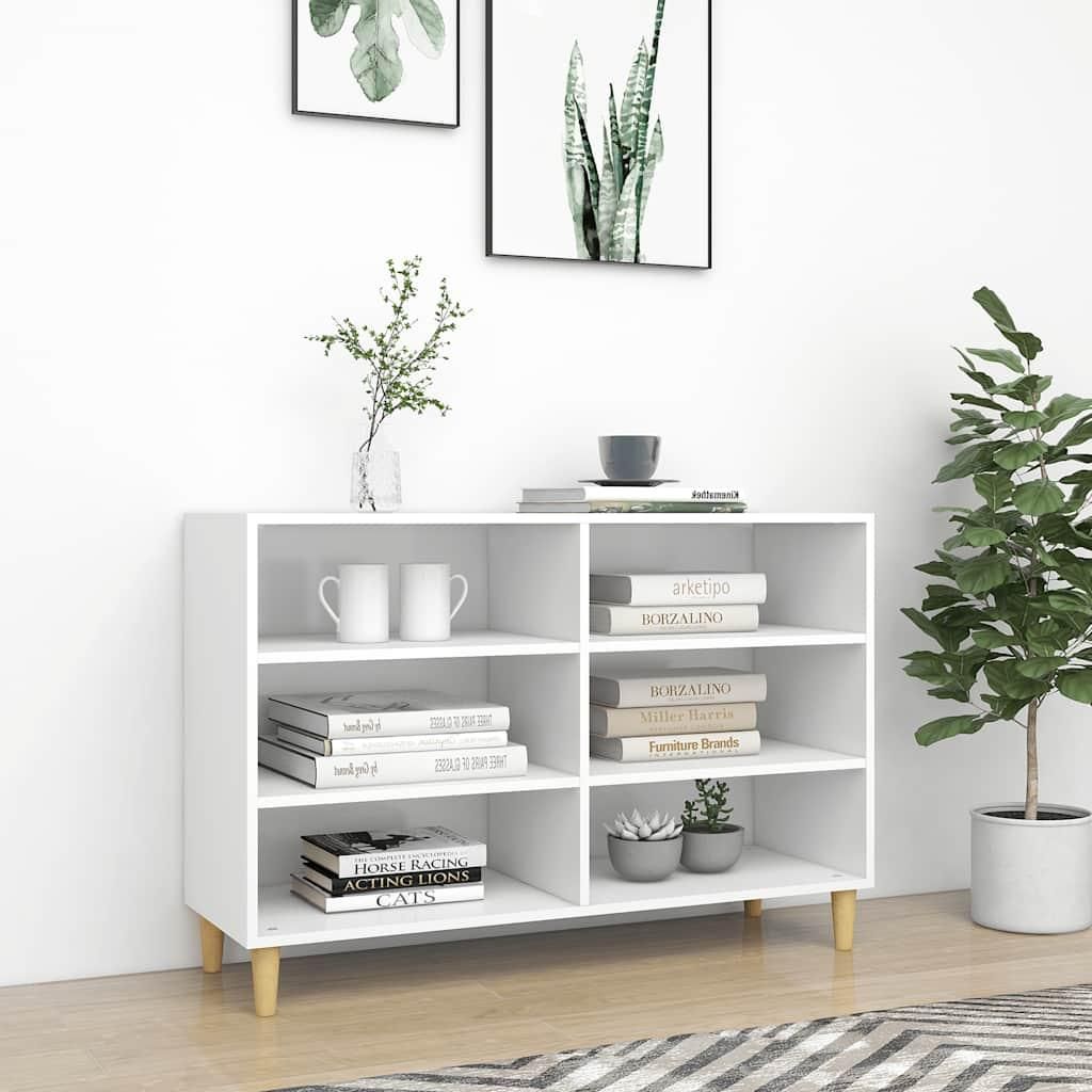 vidaXL Príborník biely 103,5x35x70 cm odvodený výrobok z Obrázok produktu 