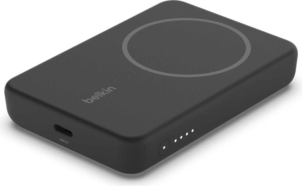 Belkin magnet./drahtl. Powerbank 5.000mAh schw.mit Fuß Produktbild