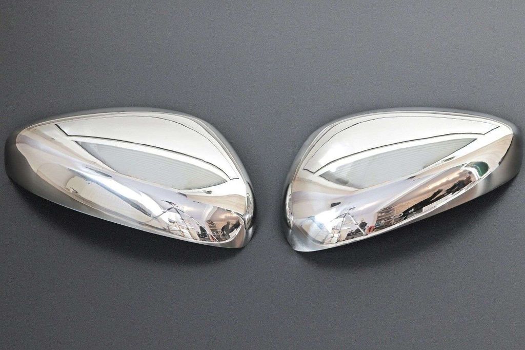 EDELSTAHL SPIEGELKAPPEN CHROM für OPEL CROSSLAND X | PEUGEOT RCZ