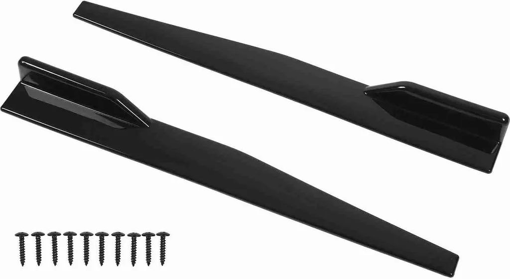 Jupe latérale de voiture 860 mm universelle noire pour bas de caisse