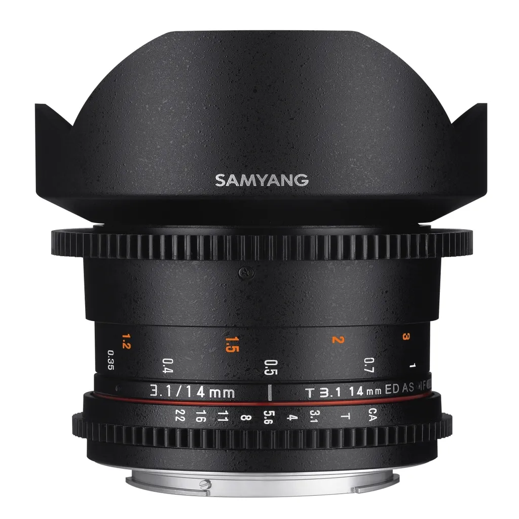 Objectif Cinéma 14mm Samyang pour Vidéo Immobilier et Paysage Nikon F