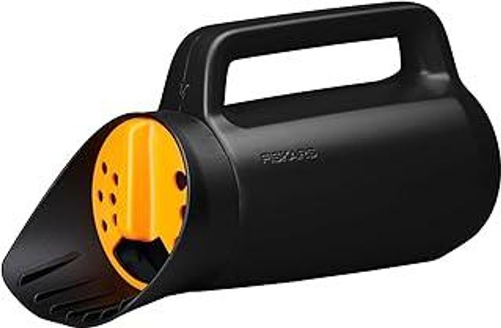 Fiskars Solid Streugutbehälter, 30 cm, Handstreuer für Salz, Dünger, Sand und Saatgut, einstellbare Dosierung, glasfaserverstärkter Kunststoff,...